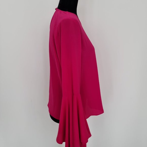 New Vince Camuto Pink Tunic Bell Sleeve Style - Picture 3 of 4